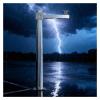 Outdoor Surveillance Pole with 11.8in Removable Cross Arm & 1 Universal Joint, Weatherproof Pole for Security Camera, 39 59in Security Camera Holder(1m/39.4 in/3.3 ft) view 1