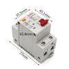 DZ30L DZ40LE EPNL DPNL 230V 1P+N Residual Current Circuit Breaker with Over and Short Current Leakage Protection RCBO MCB 6-63A(10A) view 3