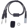 Aviation Headset Adapter, Helicopter Headset Adapter with High Density Sponge, Durable GA 2 Plug Adapter for Fixed Wing Aircraft, Portable Shielded Wire Adapter for Pilots and Avia view 1