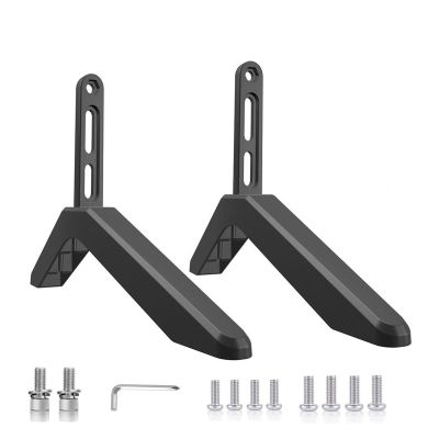 1 Set of Universal TV Stand Base Mount Desktop Accessories Hanging Bracket.
