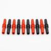 10Pcs Insulated Red and Black 4mm Female to Female Banana Jack Adapter Connector view 3