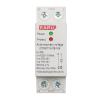 10pcs 1P+N 27mm 40A 63A 230V Din Rail Automatic Recovery Reconnect Over Voltage and Under Voltage Protective Device Protection Relay(32A) view 1