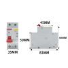 2P AFDD-63 AFCI Arc Fault Protector Device Circuit Breaker Interrupte Overload Earth Leakage Short Circuit Voltage Protection(10A) view 2
