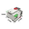 2/3/4P 100A 110V/220V Mini ATS Automatic Transfer Switch Electrical Selector Switches Dual Power Switch PV Solar Energy Din Rail(2P,110V) view 4