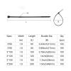 Multi-Purpose Nylon Straps, Plastic Nylon Cable Tie 100 PCS Black Fixing Ring Zipper with(4x200mm) view 4