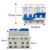 1P+1P 2P+2P AC Dual Power Manual Transfer Interlock Circuit Breaker Din Rail Isolating Discounnecting Switch MCB 40A 63A(2P 2P,32A) view 2