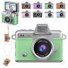 2026 Upgrade Mini Digital Camera with 1.47 in LCD Screen,Mini Retro Digital Keychain Camera Set with Strap&Keychain | 180 Flip Screen,Built-in Fill Light,Ideal for Travel&Daily Use (64G, Green) view 1