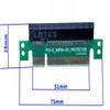 PCI-E 98pin Slot PCI-Express 8X Male to Female 98-Pin M-F Extension Protector Upward Riser Card(H:2.8cm) view 3