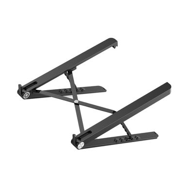 BESPORTBLE Adjustable Portable Laptop Stand Cooling Rack Computer Holder Desktop Riser for Office and Home Use Black