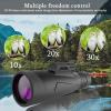 30x50 HD Monocular Telescope with Smartphone Holder & Tripod for Wildlife Bird Watching, Camping, and Hiking view 4