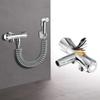 RWYRBNSL Thermostatic ChromeDouche Set -Cleaning and WashingABS Stainless Steel pressurized Spray Gun with Spring Hose Wall Mounted view 3