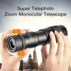 4K 10-300X 40mm HD Waterproof Monocular Telescope with BAK4 Prism, FMC Lens & Tripod for Bird Watching, Camping, Travelling & Hiking view 3