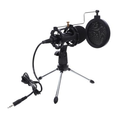 SEWACC Condenser Microphone 3.5mm PC Recording Mic for Podcasting and Gaming Streaming, Desktop Laptop Compatible, Live Streaming Audio Mic for Content Creators and Gamer Use