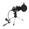 SEWACC Condenser Microphone 3.5mm PC Recording Mic for Podcasting and Gaming Streaming, Desktop Laptop Compatible, Live Streaming Audio Mic for Content Creators and Gamer Use view 1