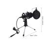 SEWACC Condenser Microphone 3.5mm PC Recording Mic for Podcasting and Gaming Streaming, Desktop Laptop Compatible, Live Streaming Audio Mic for Content Creators and Gamer Use view 2