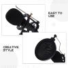 SEWACC Condenser Microphone 3.5mm PC Recording Mic for Podcasting and Gaming Streaming, Desktop Laptop Compatible, Live Streaming Audio Mic for Content Creators and Gamer Use view 3