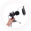 SEWACC Condenser Microphone 3.5mm PC Recording Mic for Podcasting and Gaming Streaming, Desktop Laptop Compatible, Live Streaming Audio Mic for Content Creators and Gamer Use view 4