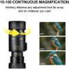 4K 10-300X40 Super Zoom Monocular Telescope with HD Camera Lens & Tripod for Smartphones view 4