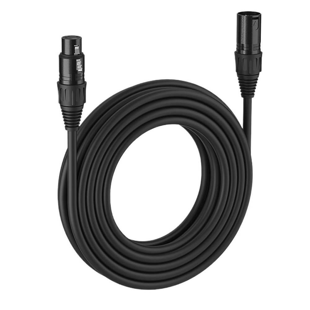 1-20M Copper Male to Female XLR Balanced Mic Cord Podcast, Audio Mixer, Amplifier & Sound Card(3 Meter)