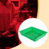 12inch Darkroom Developing Tray 36x31cm Large Format Processing Tray for 4x5 & 8x10 Film, Anti-Leak, Sturdy Accessory- Green view 4