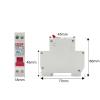 18MM 230V 50/60Hz RCBO 1P+N 6KA Residual Current Differential Automatic Circuit Breaker Over Current Leakage Protection(16a) view 2