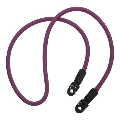 IWOWHERO Camera Neck Strap Shoulder Belt for Travel and Mountaineering Elastic Soft Microfiber Rope Strap with Safety Lanyard for DSLR and Mirrorless Cameras