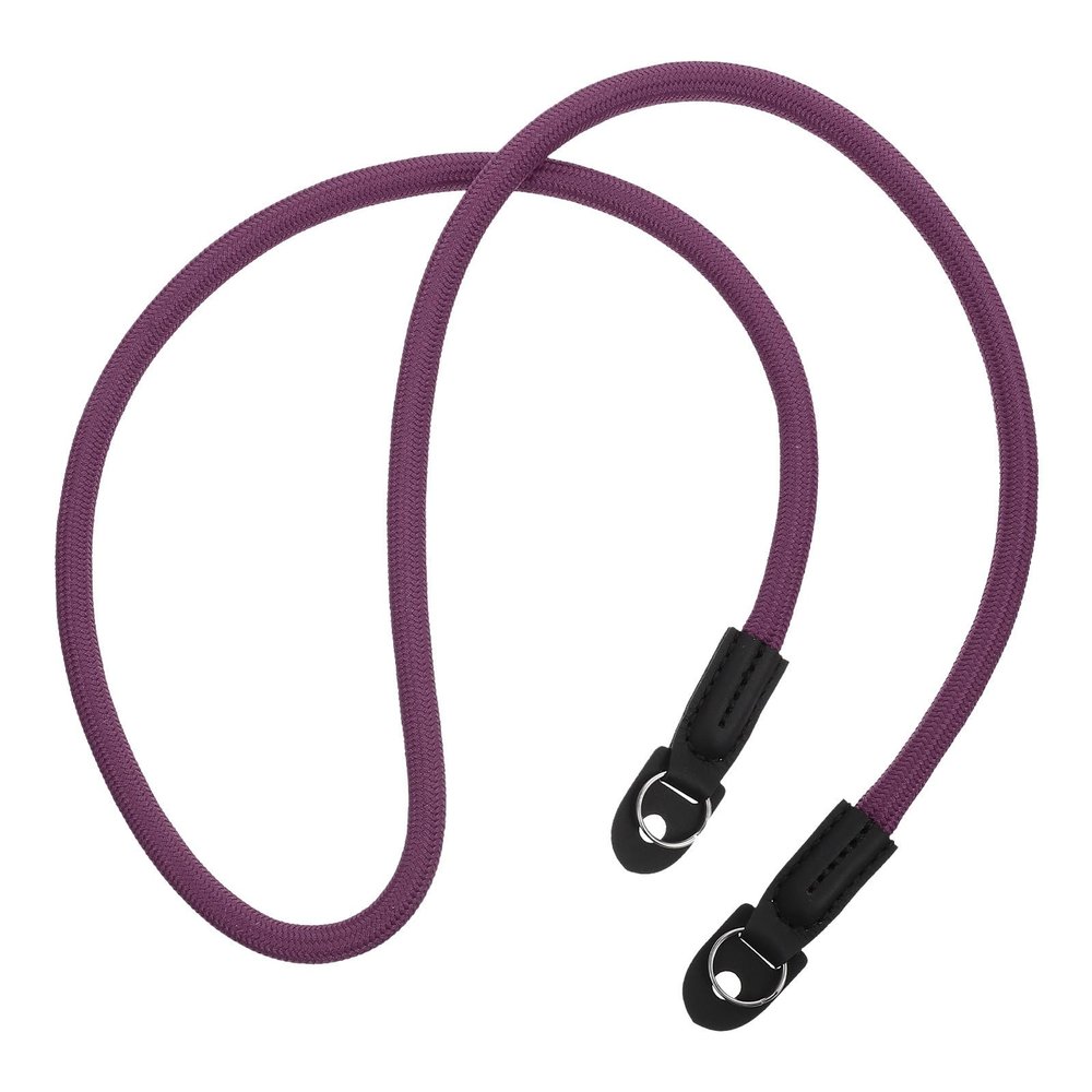IWOWHERO Camera Neck Strap Shoulder Belt for Travel and Mountaineering Elastic Soft Microfiber Rope Strap with Safety Lanyard for DSLR and Mirrorless Cameras