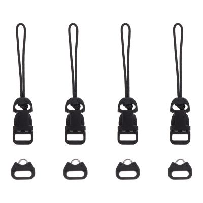 Toddmomy 8 Pcs Quick Release Camera Strap Qd Loop Connector Adapter Set for DSLR Mirrorless Cameras, Clip Adapter for Strap Conversion, Mini Qd System Buckles for Photography Accessories
