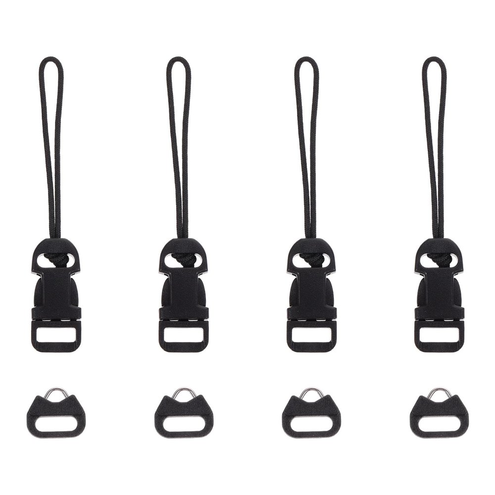 Toddmomy 8 Pcs Quick Release Camera Strap Qd Loop Connector Adapter Set for DSLR Mirrorless Cameras, Clip Adapter for Strap Conversion, Mini Qd System Buckles for Photography Accessories