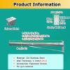 20 39 47 59 78.7in Wall-Mounted CCTV Pole Bracket Rustproof, Security Camera Mounting Bracket Extender Pole, Outdoor Surveillance Camera Holder Post(White-B,3.9 ft(1200mm)) view 2
