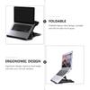 BESPORTBLE Foldable Laptop Stand Adjustable Computer Stand with Cooling Ventilation Desktop Holder for Office and Travel Compatible with Notebooks and Pcs Random Color Random Color view 3