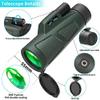 1255 HD Waterproof Monocular with FMC Lens and BAK4 Prism, Portable Dual-Focus with Smartphone Holder and Tripod for Bird Watching, Camping, and Hiking view 2