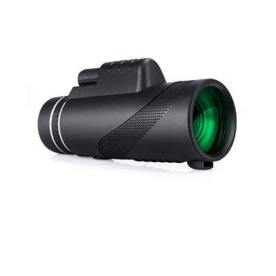 40x60 High Definition Monocular Telescope with Zoom, Smartphone Holder & Tripod - Waterproof, Easy Focus Prism Ideal for Bird Watching, Hunting & Camping