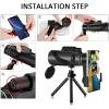 40x60 High Definition Monocular Telescope with Zoom, Smartphone Holder & Tripod - Waterproof, Easy Focus Prism Ideal for Bird Watching, Hunting & Camping view 4