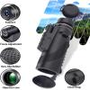 High Powered 40x60 Zoom Monocular Telescope with FMC BAK4 Prism - Perfect for Concerts, Wildlife, and Travel with Tripod and Phone Clip view 2