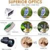 High Powered 40x60 Zoom Monocular Telescope with FMC BAK4 Prism - Perfect for Concerts, Wildlife, and Travel with Tripod and Phone Clip view 4
