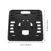 FRCOLOR Foldable Laptop Stand Adjustable Cooling Holder Anti-Slip Plastic Laptop Support for Desk and Travel Compatible with Notebooks and Tablets view 3