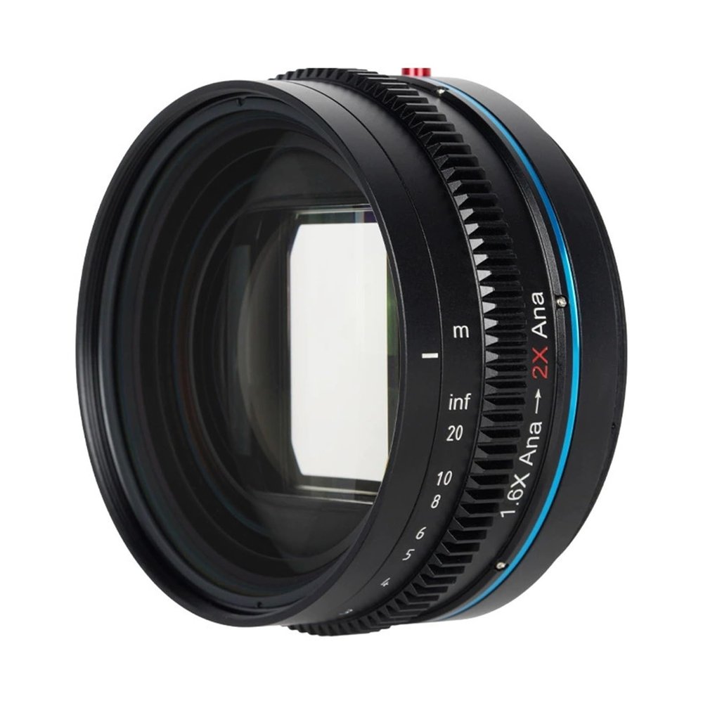 1.25x Anamorphic Lens Adapter with 67 72 77 82 92mm Ring Can Expanded to 2X Effect,Compatible for Sony Canon Nikon TAMRON Lens