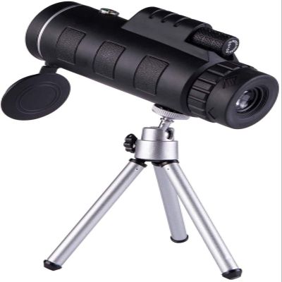 40x60 High Power Monocular Telescope - Compact Zoom Monocular with Smartphone Holder & Tripod, BAK4 Prism, FMC HD, Waterproof Design for Bird Watching & Camping