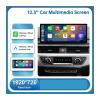 12.3'' Linux Touch Screen Car Multimedia Display Compatible for Audi A4 A5 2016-2019 Wireless CarPlay Android Auto Airplay Autolink(12.3 A4A5 MIB LHD) view 2