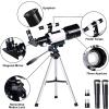 70mm HD Astronomy Refractor Telescope - 150x Monocular for Kids & Beginners - Complete Starter Kit with Tripod & Finder Scope view 2