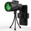 12x42 HD Monocular Telescope with BAK4 Prism Lens - Compact, Waterproof High-Power Optics for Bird Watching, Outdoor Travel, and Sightseeing view 1
