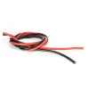 1pcs 1M Black Red Silicone Wire Flexible Tinned Copper Electronic Cable(8AWG) view 2