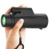 12X42 Waterproof Monocular Telescope - High Definition with Low Light Capability for Adult Bird Watching, High Magnification and Resolution view 2