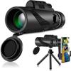 12x50 High Power Monocular Telescope for Adults - Compact Handheld Monocular with Smartphone Adapter and Tripod for Bird Watching and Camping view 1