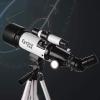 Versatile Astronomy Telescope with Night Vision, Zoom Monocular, Hand Focus, Fully Coated Optical Glass Lens, Includes Phone Clip and Tripod view 2