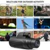 12X50 HD K9 Prism Monocular Telescope - Waterproof Compact Handheld Design for Bird Watching, Camping, Travel, and Wildlife Scenery view 4