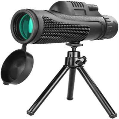 40x60 HD Monocular Telescope - Waterproof & Fogproof High Power Scope for Bird Watching with Compass, Smartphone Holder, and Tripod