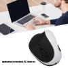 Diyeeni Ergonomic Mouse Wireless, Vertical Computer Mouse for Carpal Tunnel Right Hand, 2.4GHz USB Receiver, 800/1200 / 1600 DPI, for Laptop, PC, Desktop (White) view 2