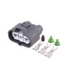 1 Set Automotive Composite 3 Pin Electrical Connector Sheath Automotive Electronic Fan Motor Motor Plug 6189-0588(10 Sets) view 2